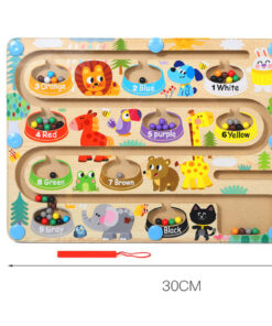 Labirint magnetic , joc sortare culori, 3 ani 03