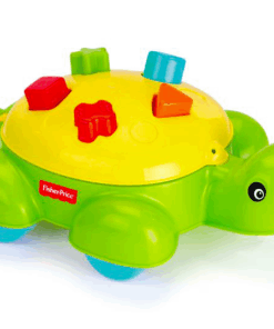 Broscuta cu sortator de forme geometrice si jucarie de tras-Fisher Price