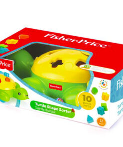 Alternative view of Broscuta cu sortator de forme geometrice si jucarie de tras-Fisher Price