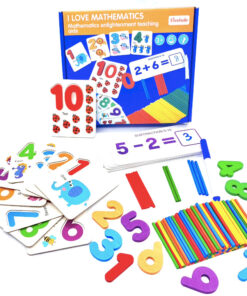 Joc de asociere din lemn - Iubesc Matematica