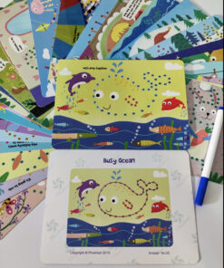 Alternative view of Joc educativ cu 32 planse reutilizabile - Dot to Dots