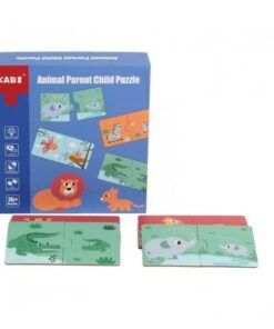 Set Puzzle de asociere cu 2 piese - Mama si puiul, 18 luni+