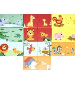 Alternative view of Set Puzzle de asociere cu 2 piese - Mama si puiul, 18 luni+