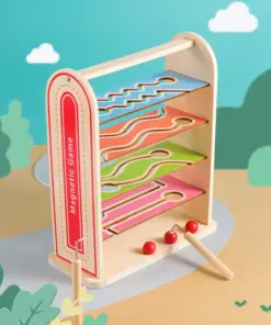 Alternative view of Joc de indemanare labirint cu piste si bile - Joc magnetic