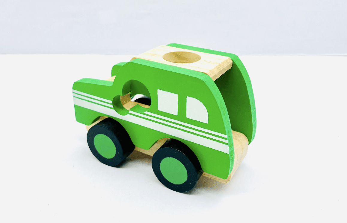 Masinuta de armata din lemn - imagine 4