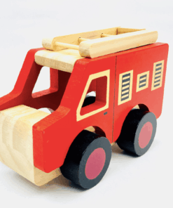 Masinuta de pompieri din lemn