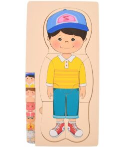 Puzzle Stratificat Corpul Uman - Baiat