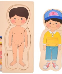 Alternative view of Puzzle Stratificat Corpul Uman - Baiat