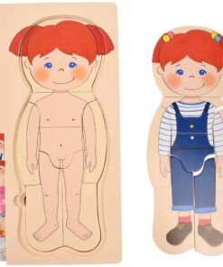 Alternative view of Puzzle Stratificat, Anatomia Corpului Uman, Fetita