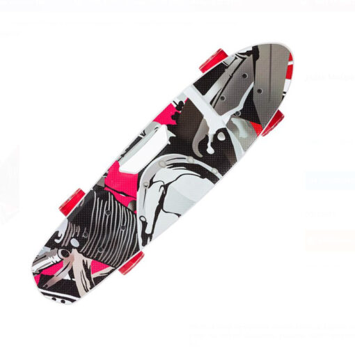 Penny board copii, multicolor, 65x17 cm