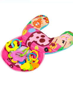 Alternative view of Perna cu activitati pentru bebelusi cu jucarii - Roz