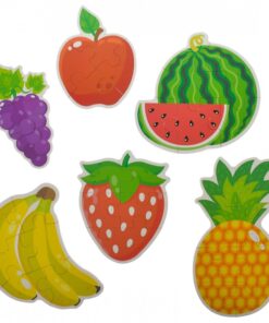 Alternative view of Set 6 Puzzle din carton cu 6 Fructe, 3 ani+