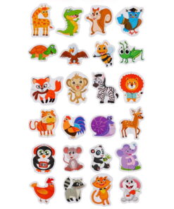 Alternative view of Set 24 puzzle din 2 piese - Animale domestice si salbatice