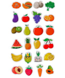 Alternative view of Set 24 puzzle din 2 piese - Fructe si legume, 3 ani