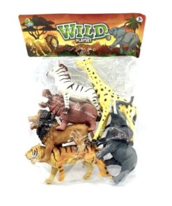 Alternative view of Set de 6 animale mari salbatice, 16 cm