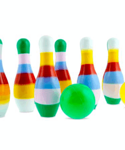 Set bowling pentru copii cu 6 popice si 2 mingi, Multicolor