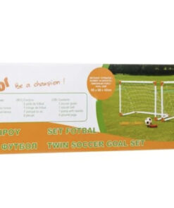 Alternative view of Set de fotbal pentru copii cu doua porti si minge, 12 piese