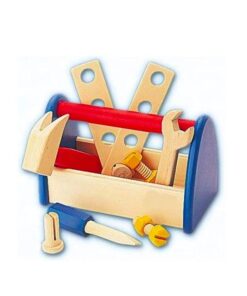 Trusa de scule din lemn 12 piese, 3 ani