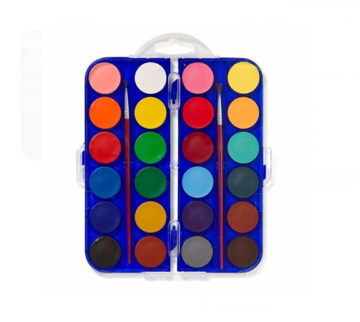 Acuarele paleta Carioca cu 24 culori