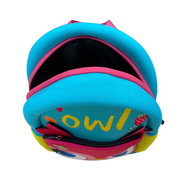 Ghiozdan de gradinita pentru fetite - Bufnita 3D - imagine 3