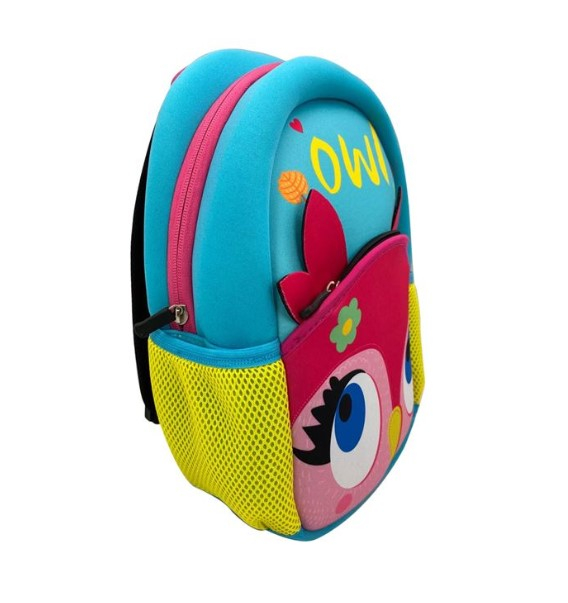 Ghiozdan de gradinita pentru fetite - Bufnita 3D - imagine 4