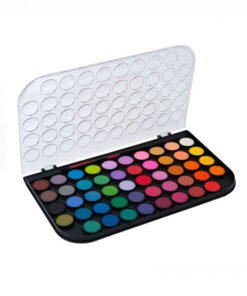 Paleta acuarele uscate cu 48 culori si pensula - Water Color