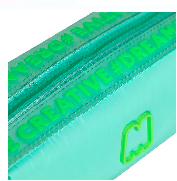 Penar cu 1 compartiment, Marshmallow Mint, 22x7x8 cm - imagine 3