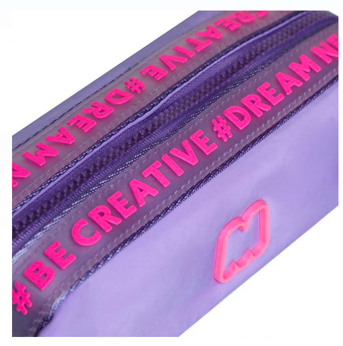 Penar cu 1 compartiment, Marshmallow Purple, 22x7x8 cm - imagine 3