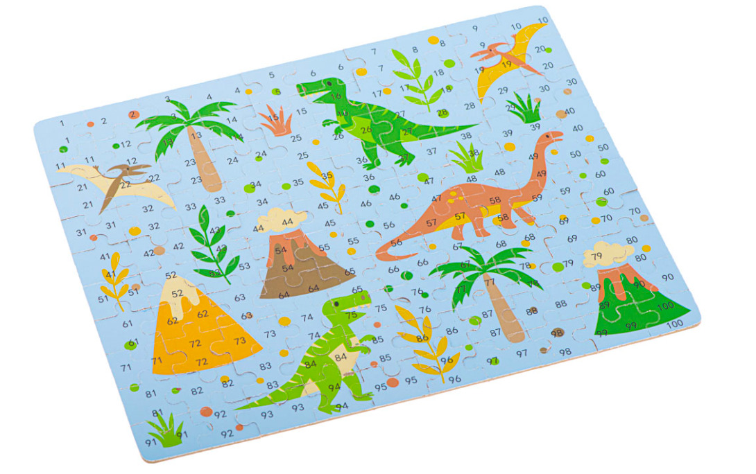 Puzzle educativ in cutie metalica cu 100 de piese - Tematica marina - imagine 3