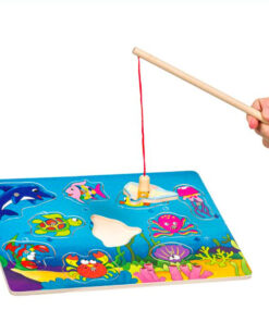 Alternative view of Puzzle magnetic din lemn - Animale marine