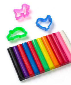 Set Plastilina 12 Culori cu 3 accesorii