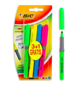 Set de 4 markere evidentiatoare BIC