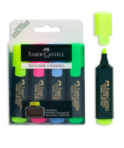 Set de 4 markere evidentiatoare,Highlighters FABER-CASTELL