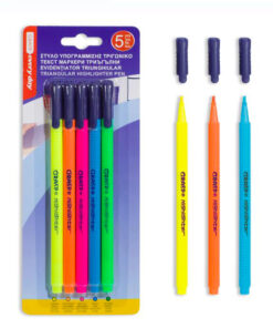 Set de 5 markere evidentiatoare