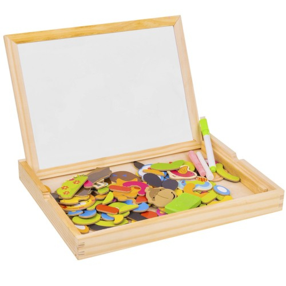 Tablita magnetica de scris si desenat- Animale salbatice - imagine 12