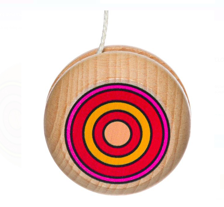 YO-YO - jucarie pentru copii din lemn - imagine 3
