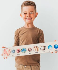 Alternative view of Joc Montessori de tip puzzle incastru - Sistemul Solar