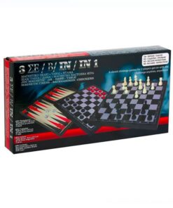 Joc de societate magnetic sah, dame si table