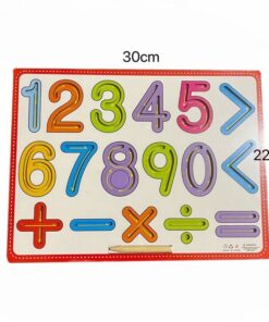 Alternative view of Placa din lemn cu creion - Invata literele