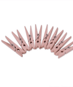 Set 10 carlige colorate din lemn pentru activitati senzoriale si lucru manual