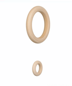 Alternative view of Set 12 inele din lemn pentru activitati senzoriale de tip Montessori