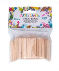 Set 200 de betisoare din lemn pentru activitati senzoriale si lucru manual