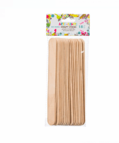 Set 30 de betisoare late din lemn pentru activitati senzoriale de tip Montessori