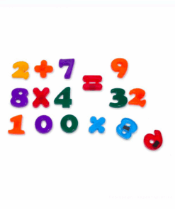 Set 36 cifre colorate magnetice