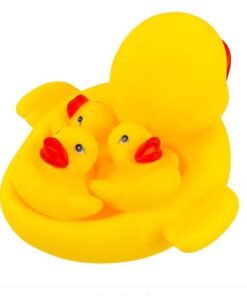 Alternative view of Set 4 ratuste, jucarie de baie, Mama si puii