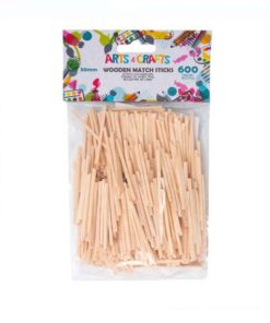 Set 600 de betisoare din lemn pentru activitati senzoriale si lucru manual