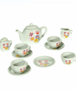 Set de ceai cu 13 accesorii din portelan