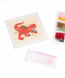 Alternative view of Set de creatie cu pietre pretioase, Dinozaur