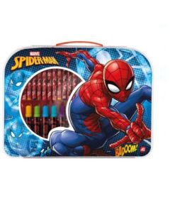 Set de desenat si colorat Spiderman, 35 piese