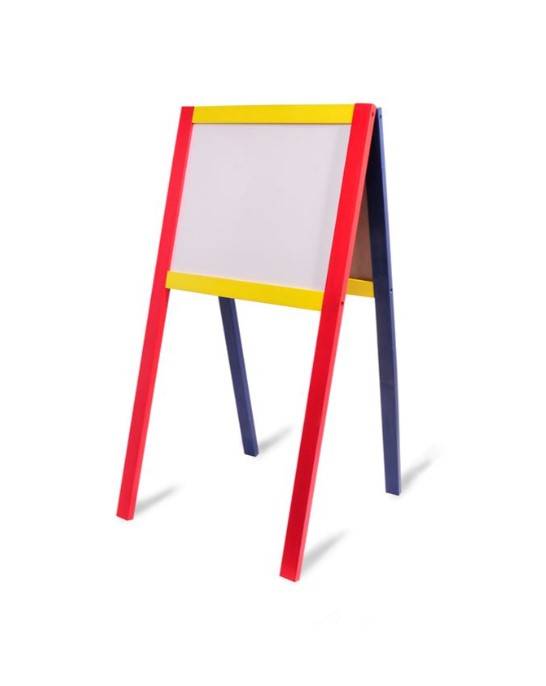 Tabla din lemn de scris si desenat cu creta si marker, tip Sevalet - imagine 2